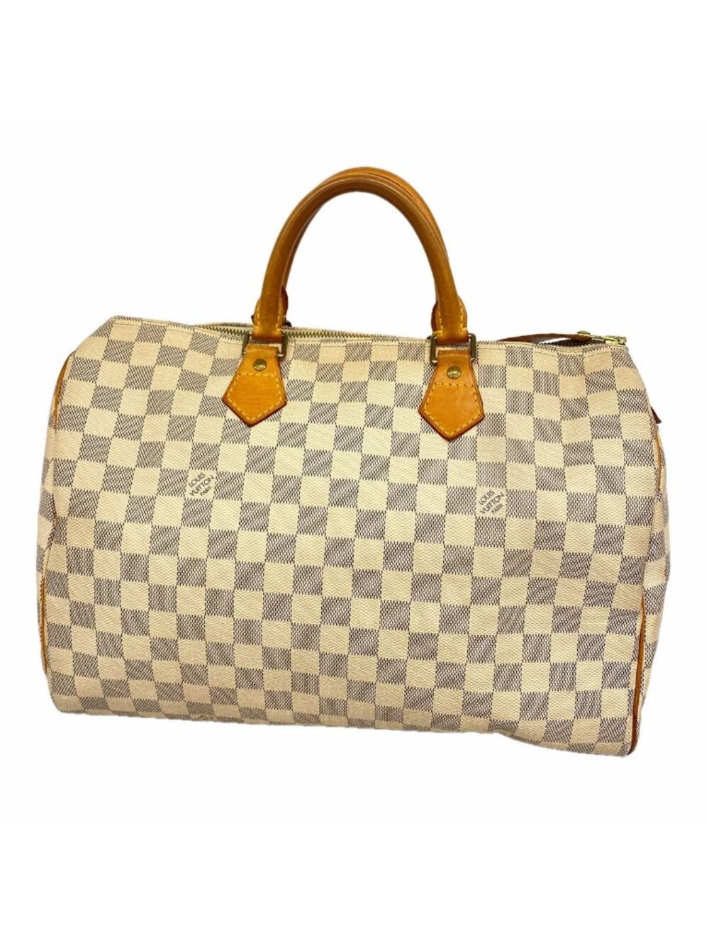 Louis Vuitton Handbag Damier Azur Speedy 35 White